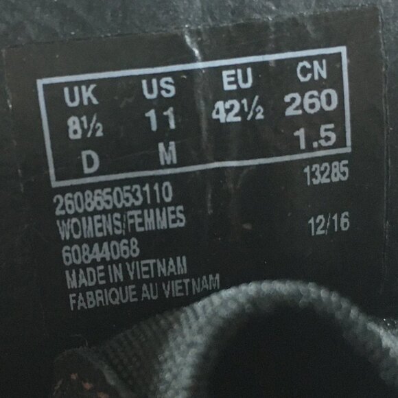 Clarks Wave Walk Slip On Shoes Womens Size 11 Black Leather - Picture 8 of 9